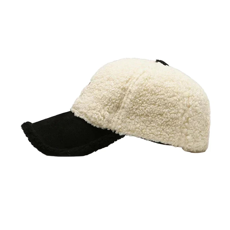 Rockstar Winter Plush Baseball Cap