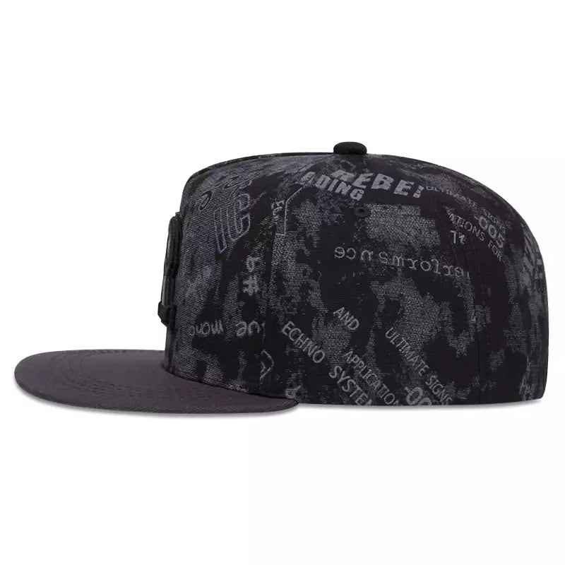 Rockstar Graffiti Snapback Cap