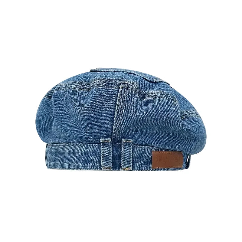 Ropewalks Vintage Denim Blue Beret