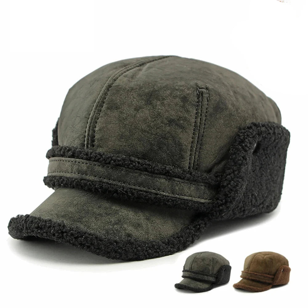 Rostov Winter Earflaps Fur Baseball Cap