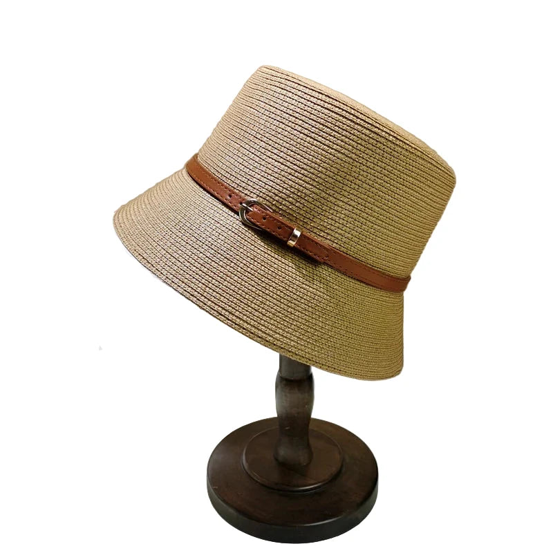 Rousillon Summer Straw Bucket Hat