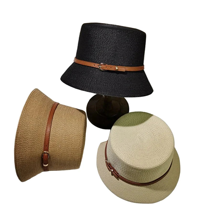 Rousillon Summer Straw Bucket Hat