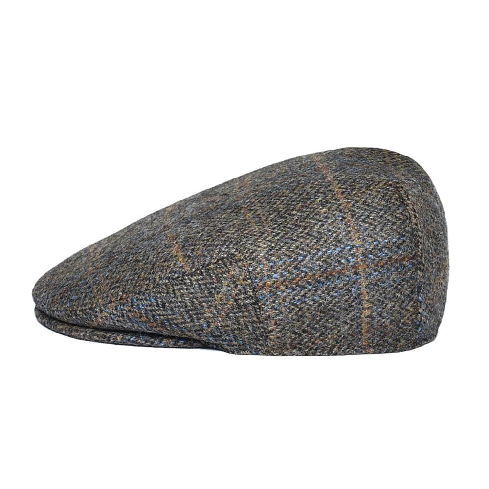 Royal Herringbone Wool Flat Cap