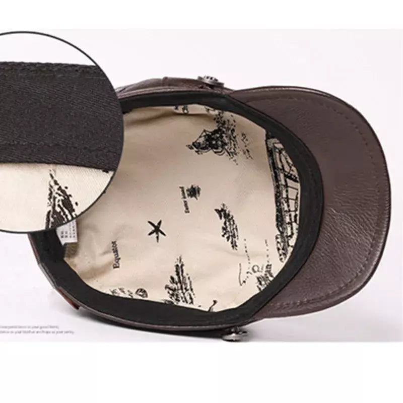 Royal Star Genuine Leather Sailor Cap