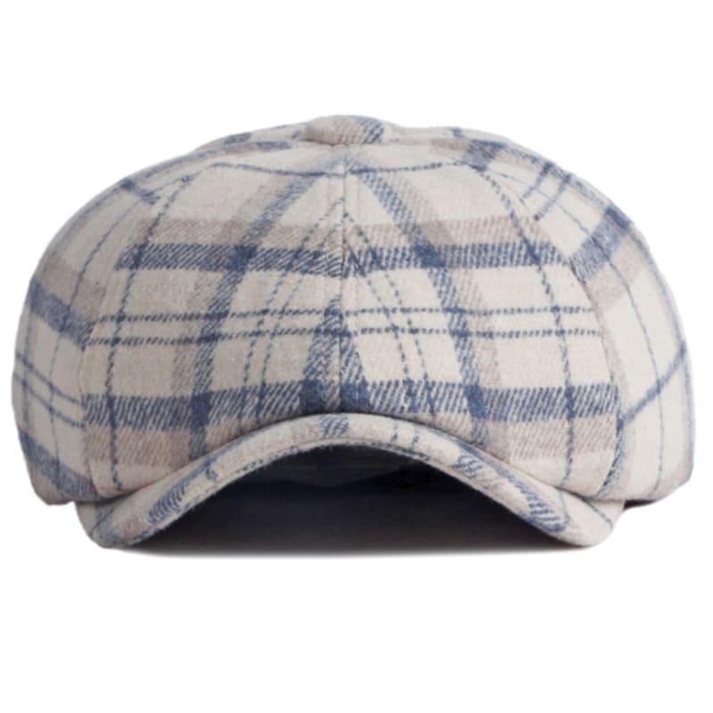 Royan Tartan Newsboy Cap