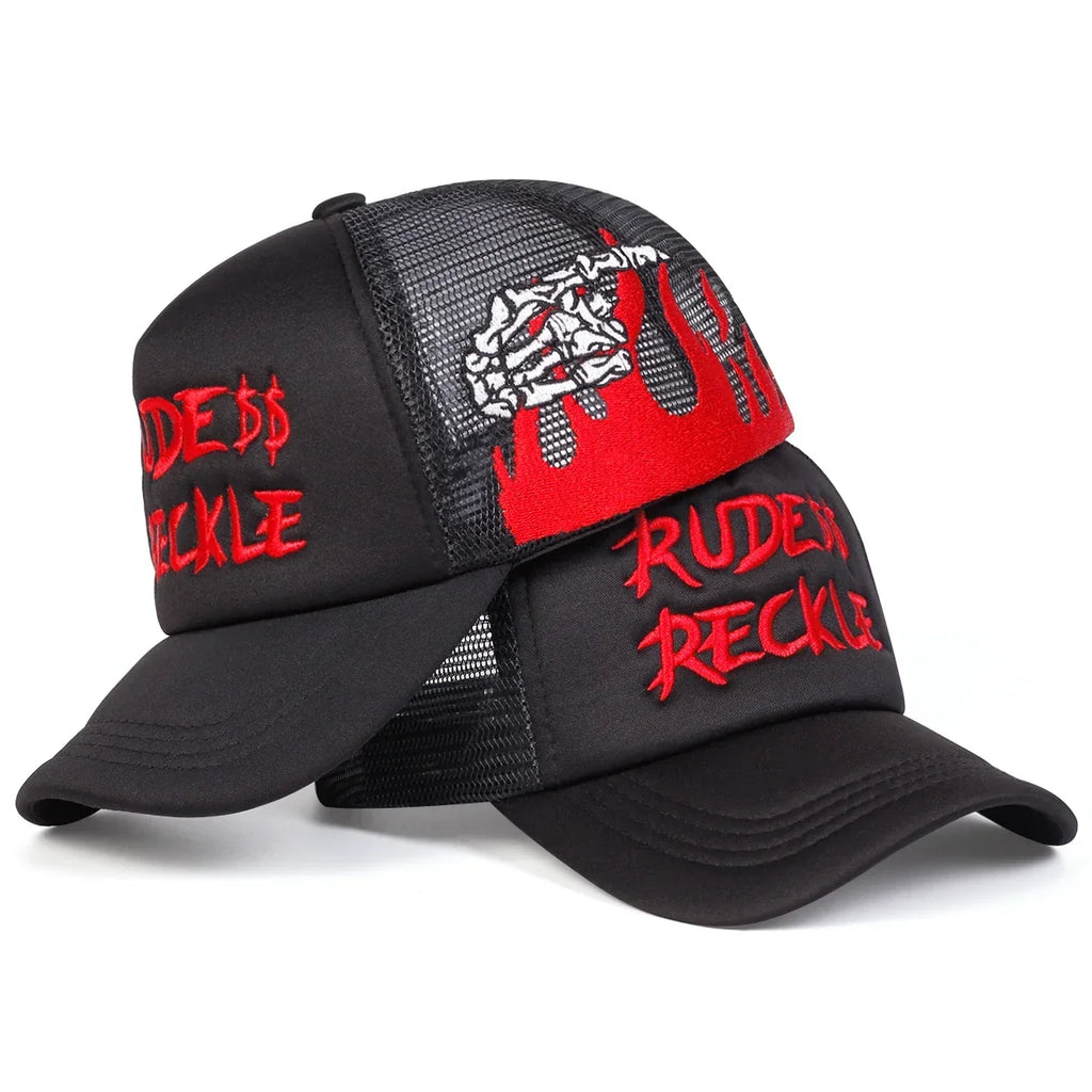 Rude Reckle Baseball Trucker Cap
