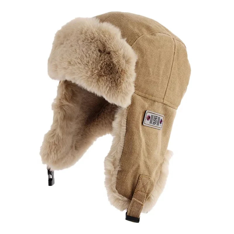 Russian Pilot Fur Winter Bomber Hat