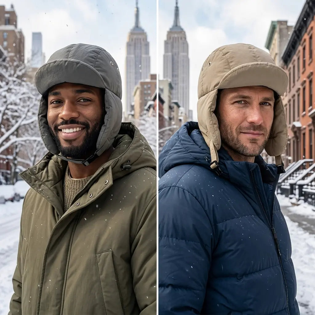 Russian Thick Warm Windproof Bomber Hat