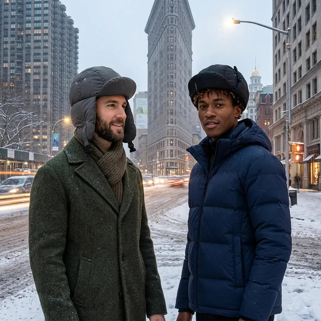 Russian Thick Warm Windproof Bomber Hat