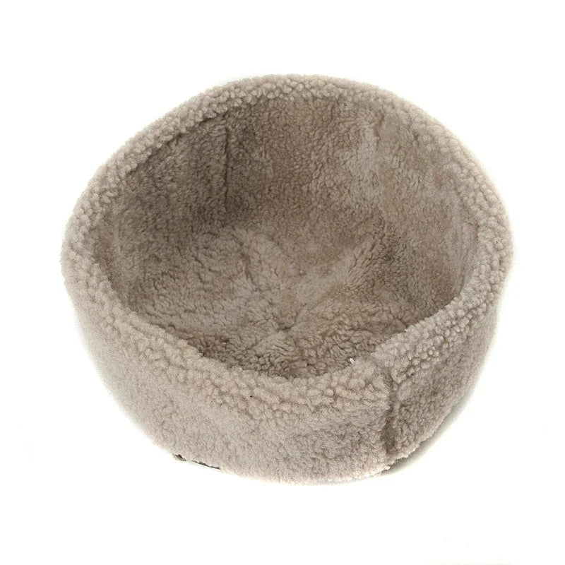 Russian Wool Lined Genuine Leather Docker Cap