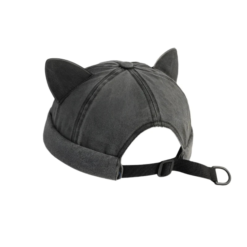 Kitten Ears Cotton Docker Cap
