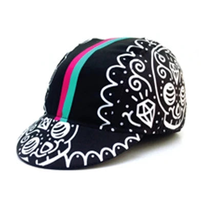 Around The World Abstract Cycling Cap