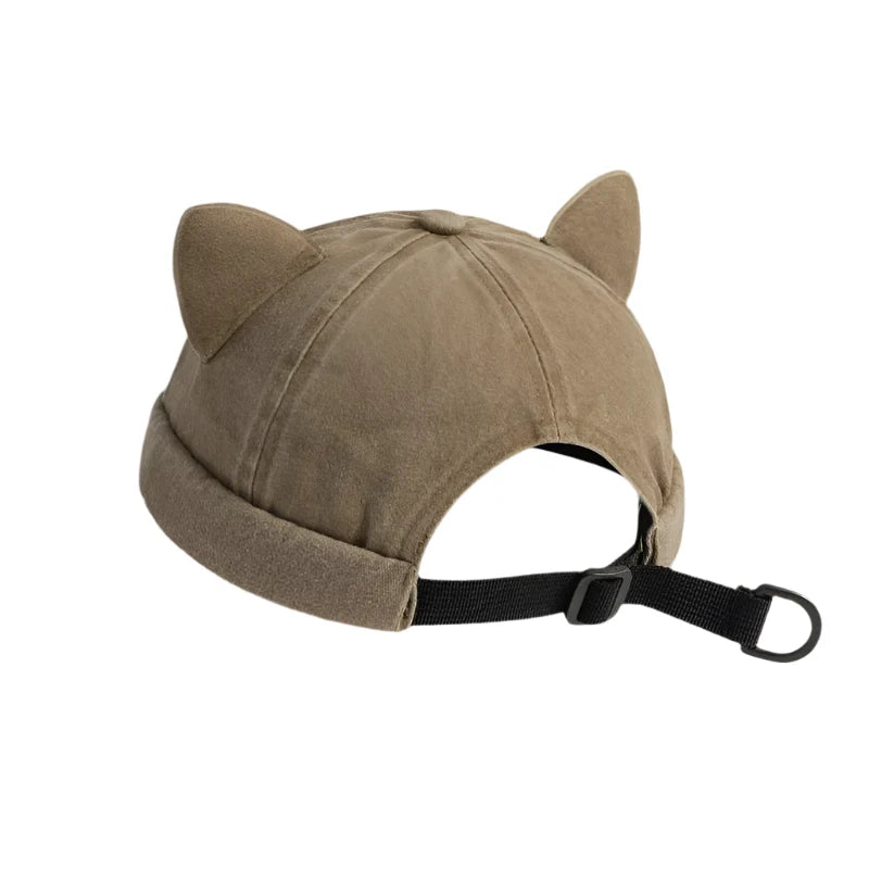 Kitten Ears Cotton Docker Cap