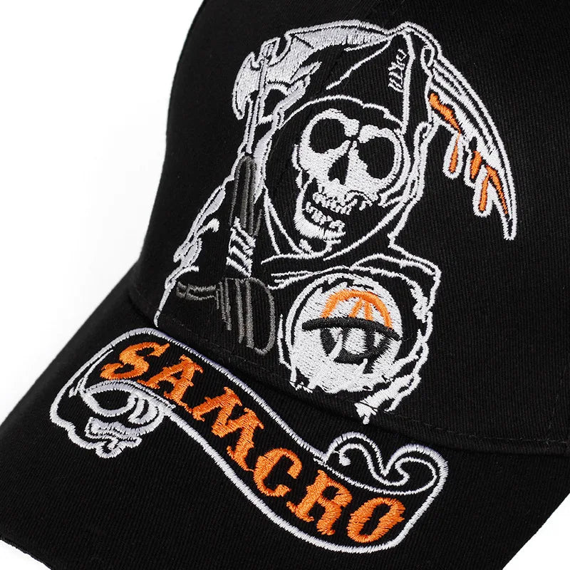 SAMCRO Skull Baseball Cap