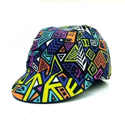 Around The World Abstract Cycling Cap