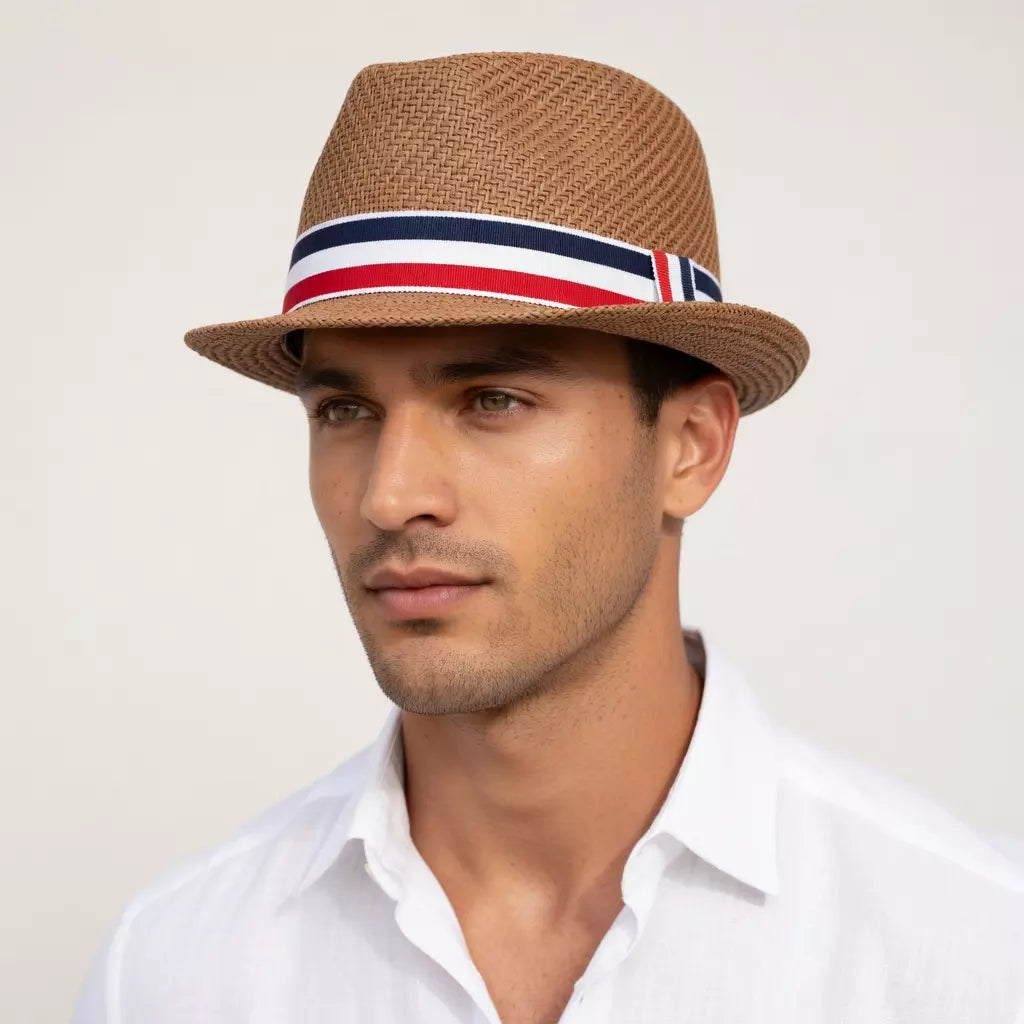 Saint Jean Summer Straw Porkpie Hat