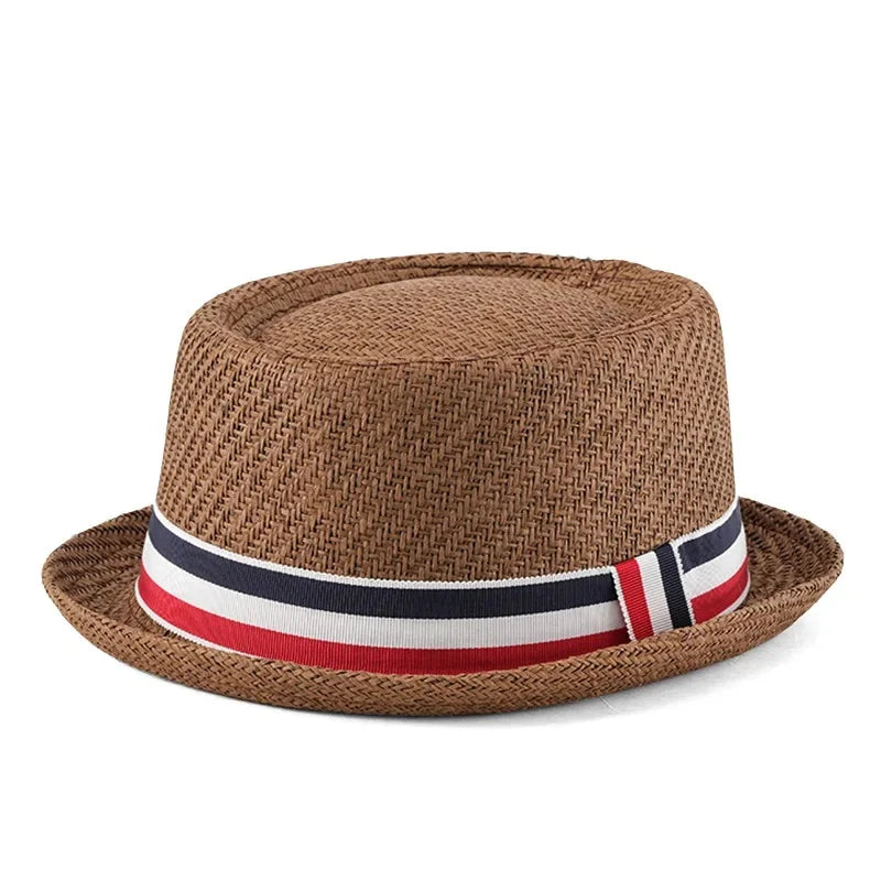 Saint Jean Summer Straw Porkpie Hat