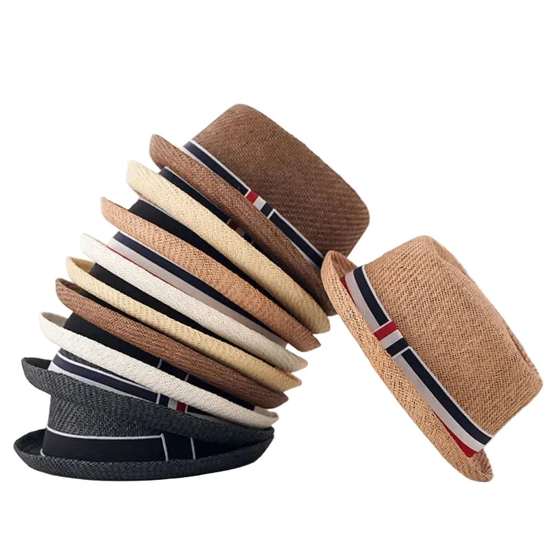 Saint Jean Summer Straw Porkpie Hat