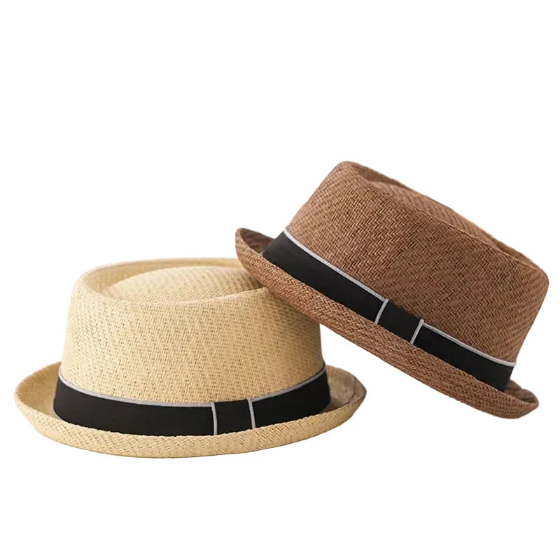 Saint Jean Summer Straw Porkpie Hat