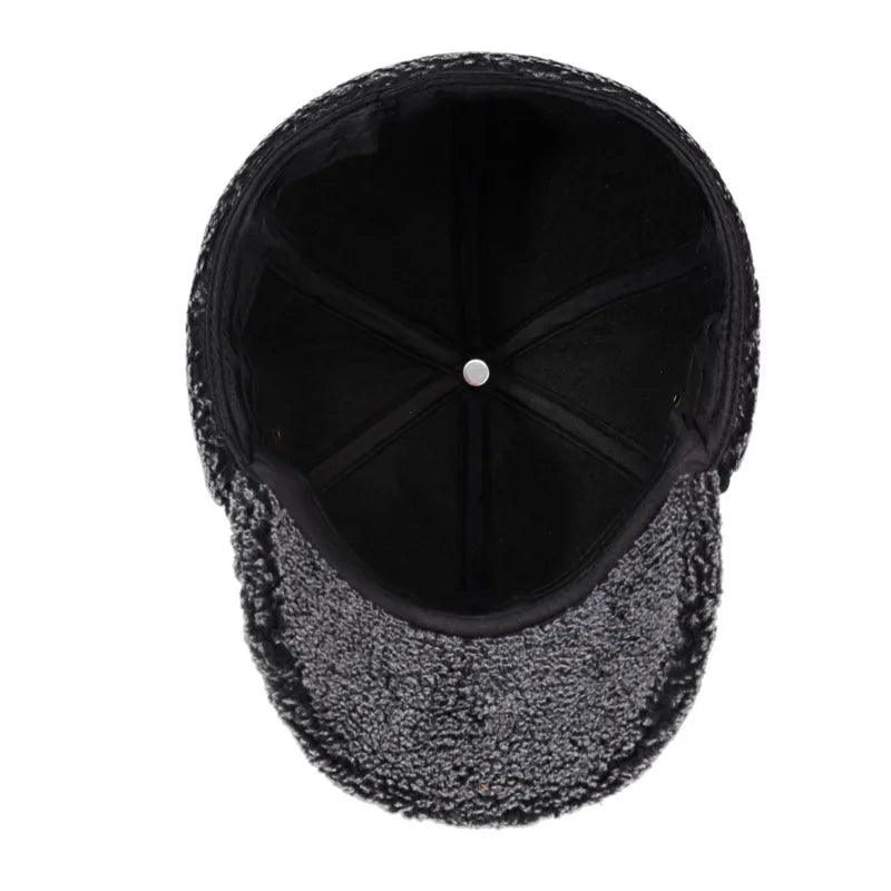 Saint Paul Winter Fur Earflaps Baseball Cap