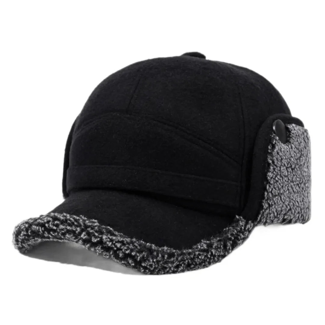 Saint Paul Winter Fur Earflaps Baseball Cap