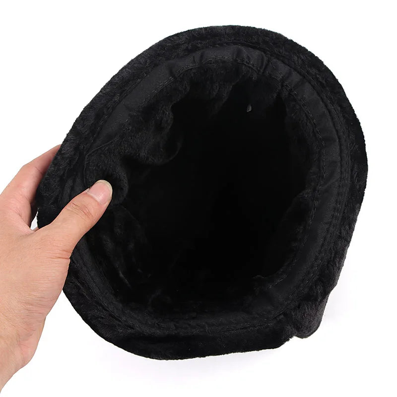 Saint Petersburg Leather Trapper Bomber Hat