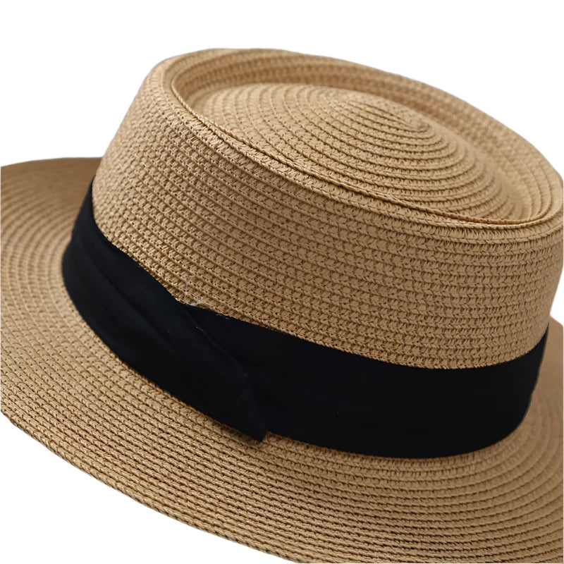 San Fernando Summer Straw Porkpie Hat