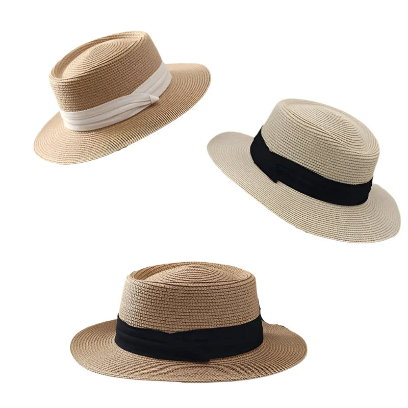San Fernando Summer Straw Porkpie Hat