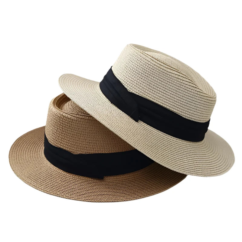 San Fernando Summer Straw Porkpie Hat