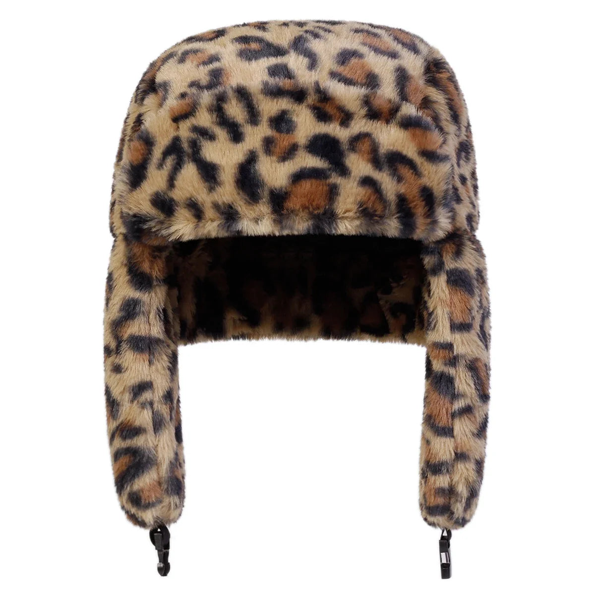 Savanna Leopard Print Winter Bomber Hat