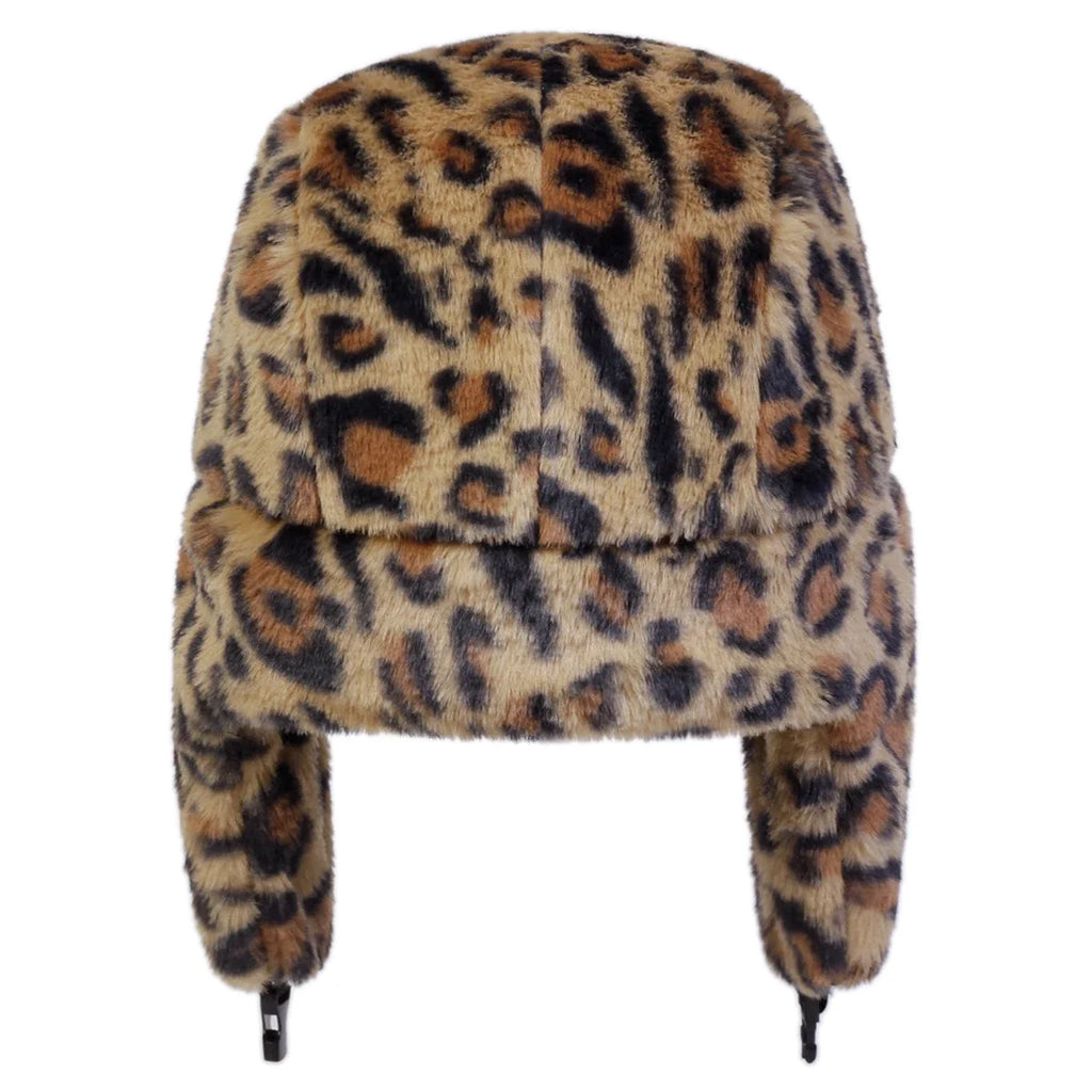 Savanna Leopard Print Winter Bomber Hat