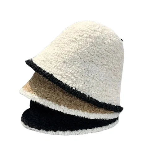 Scarlett Fur Crochet Bucket Hat