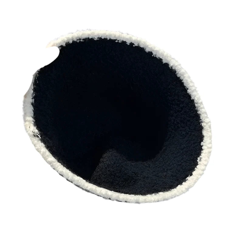 Scarlett Fur Crochet Bucket Hat