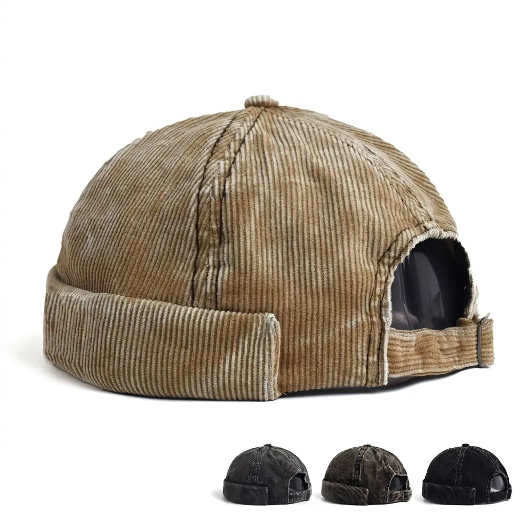 Seaford Winter Corduroy Docker Cap