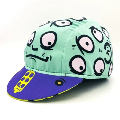 Around The World Abstract Cycling Cap