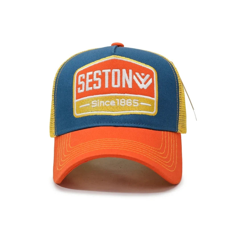 Seston 1865 Embroidered Trucker Cap