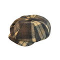 Sheffield Plaid Wool Newsboy Cap