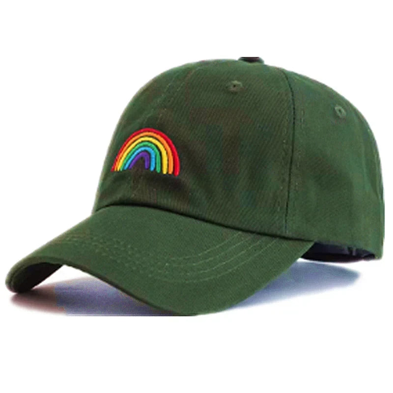 Shining Rainbow Cotton Baseball Cap