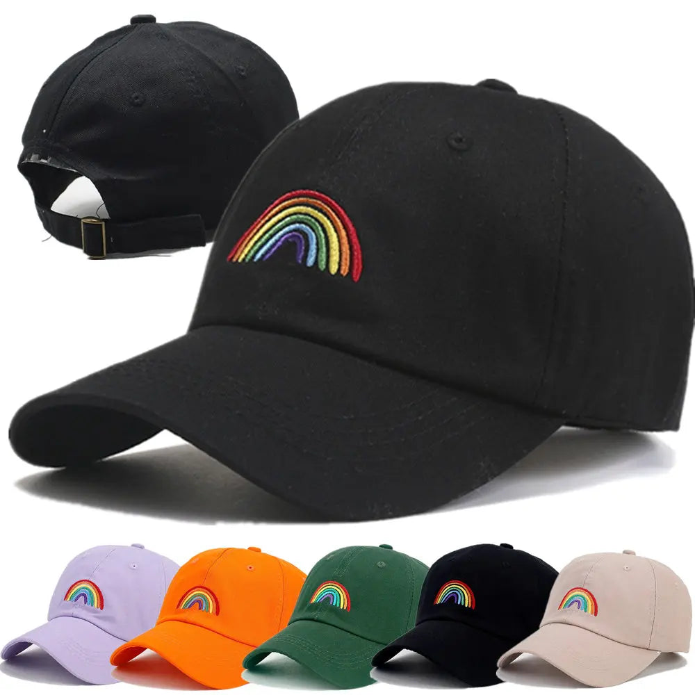 Shining Rainbow Cotton Baseball Cap