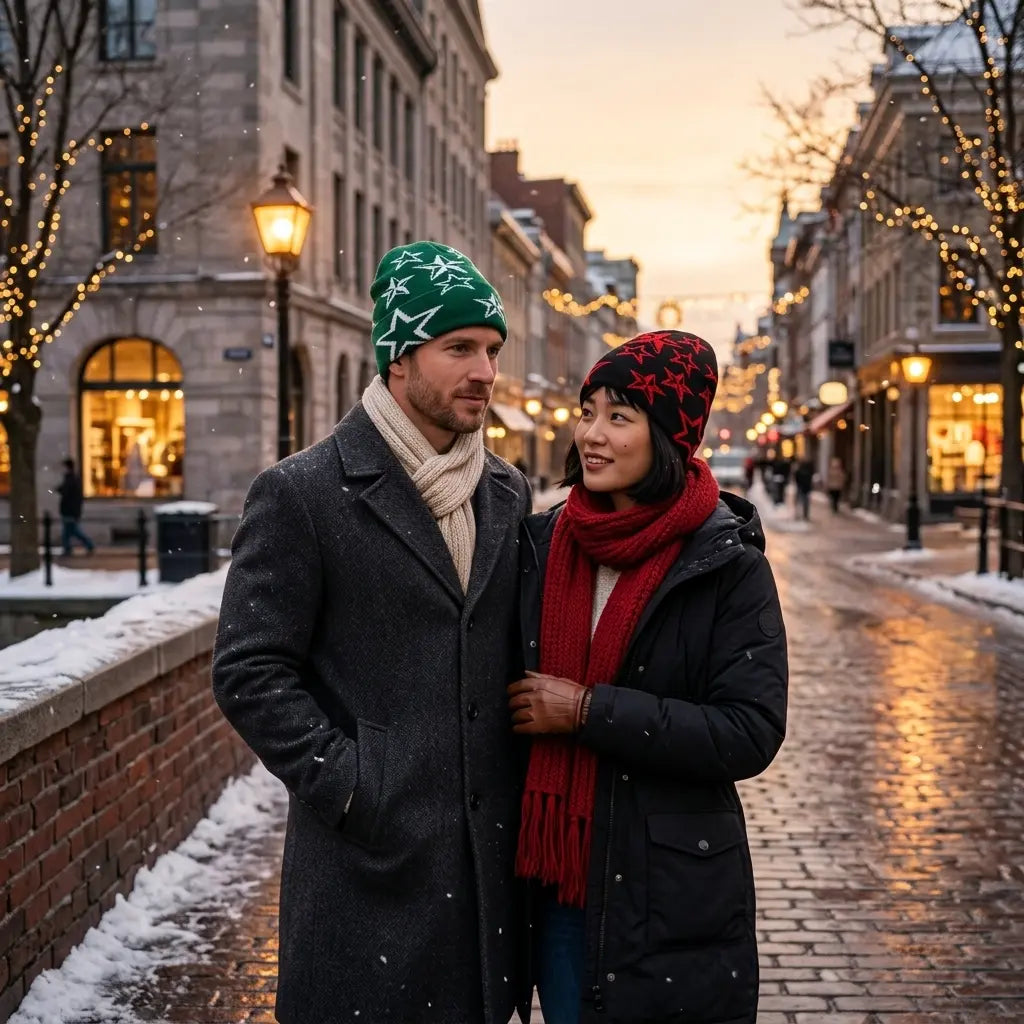 Shining Stars Winter Knitted Beanie