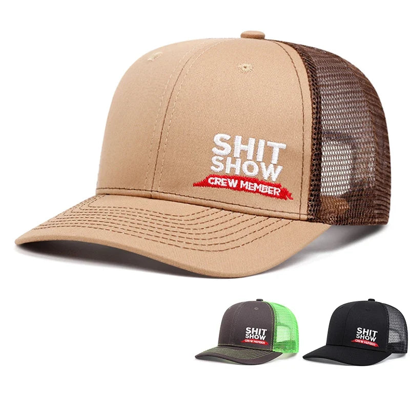 Shit Show Crew Member Trucker Cap
