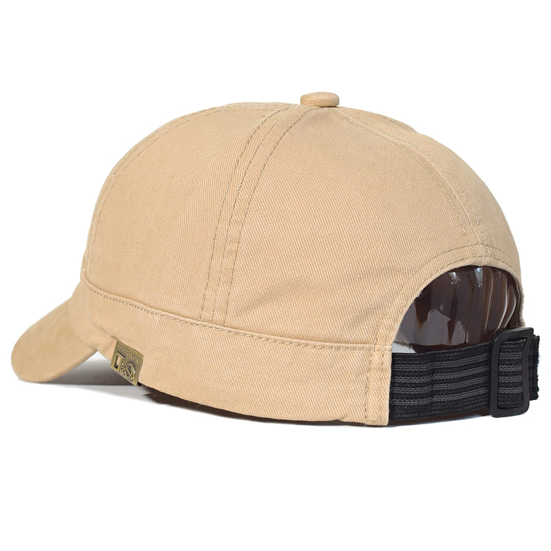 Short Brim Plain Baseball Cap