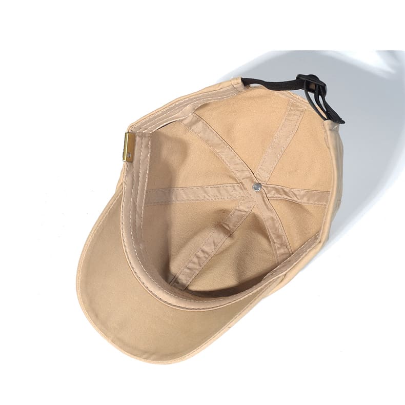 Short Brim Plain Baseball Cap