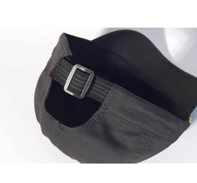 Short Brim Plain Baseball Cap