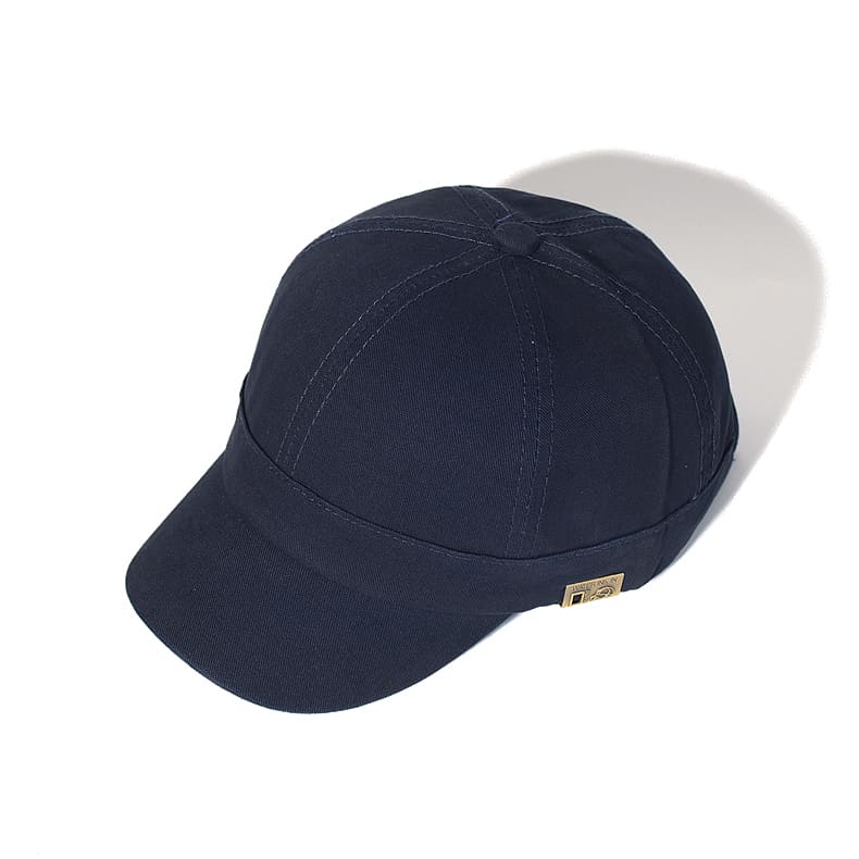 Short Brim Plain Baseball Cap