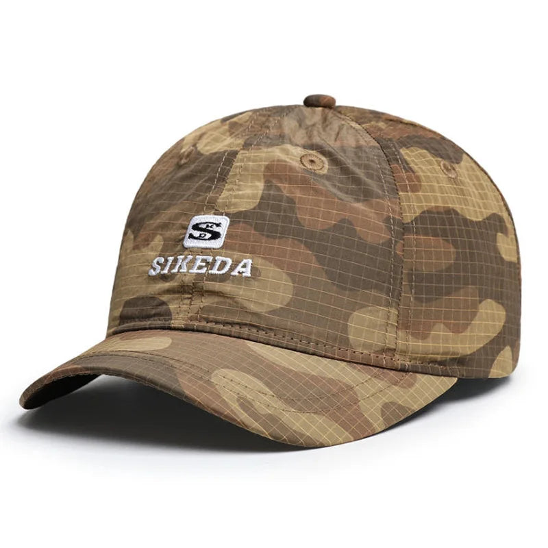 Sikeda Adjustable Camouflage Short-Brim Baseball Cap