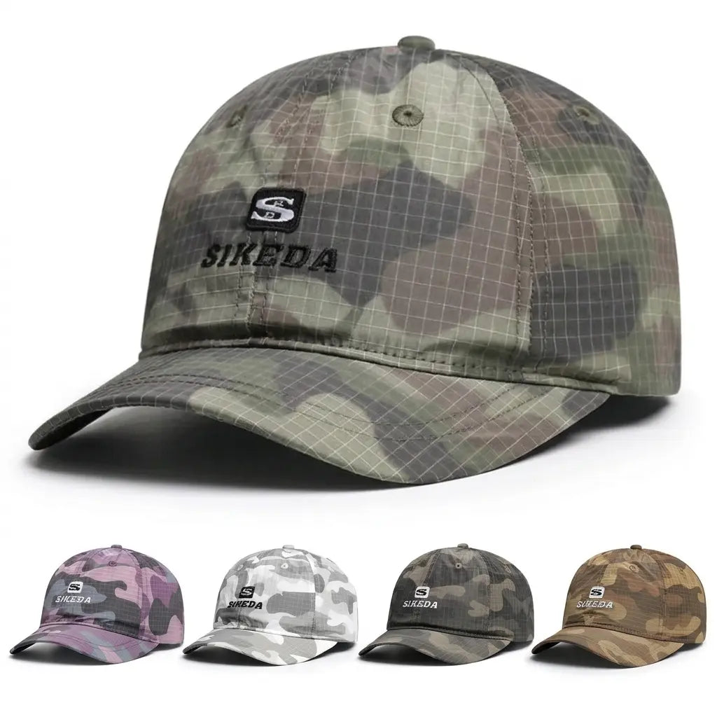 Sikeda Adjustable Camouflage Short-Brim Baseball Cap