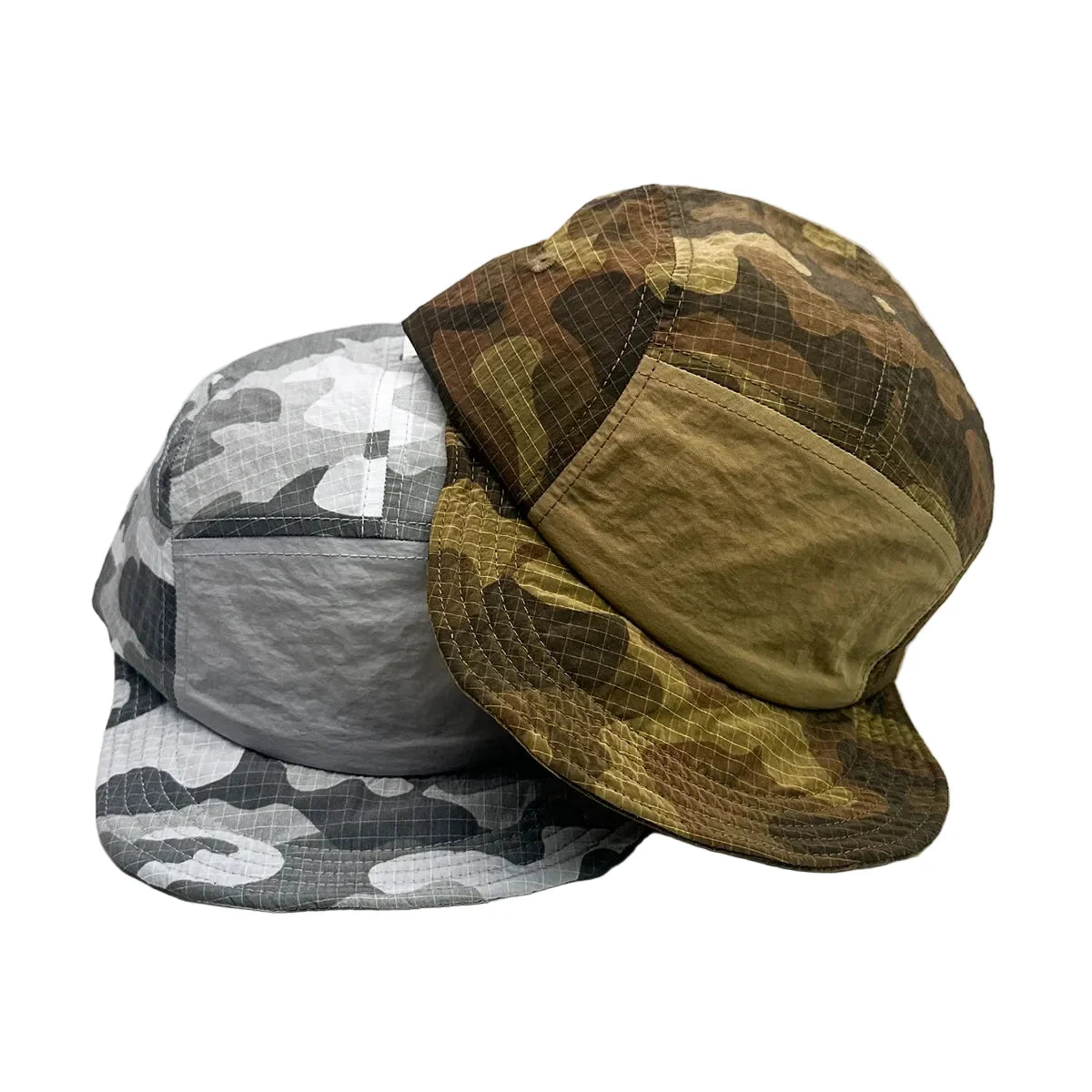 Sikeda Retro Camouflage 5-Panels Baseball Cap