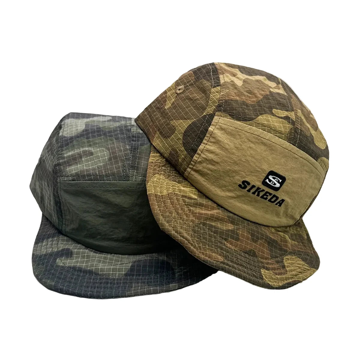 Sikeda Retro Camouflage 5-Panels Baseball Cap
