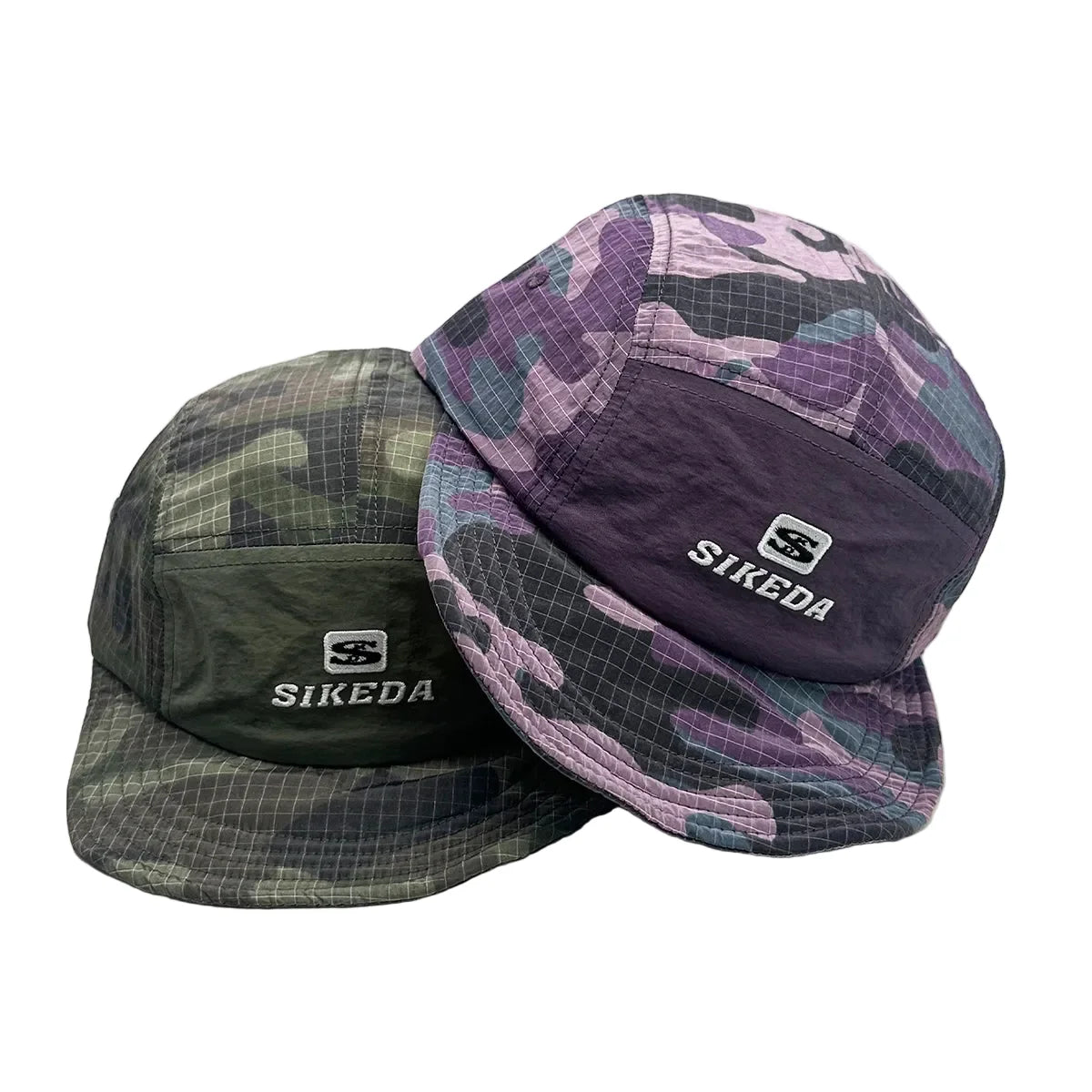 Sikeda Retro Camouflage 5-Panels Baseball Cap